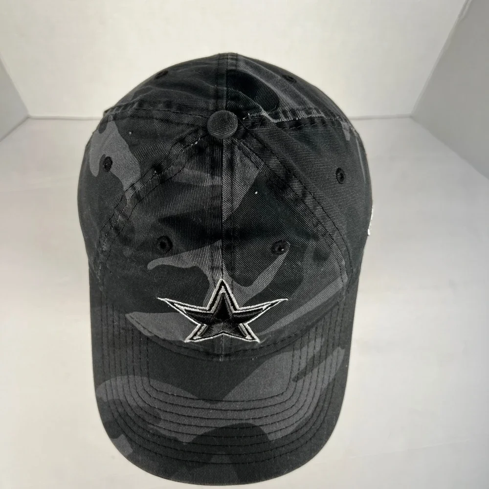 New Era Womens Dallas Cowboys 9TWENTY Camo Adjustable Hat Black Grey